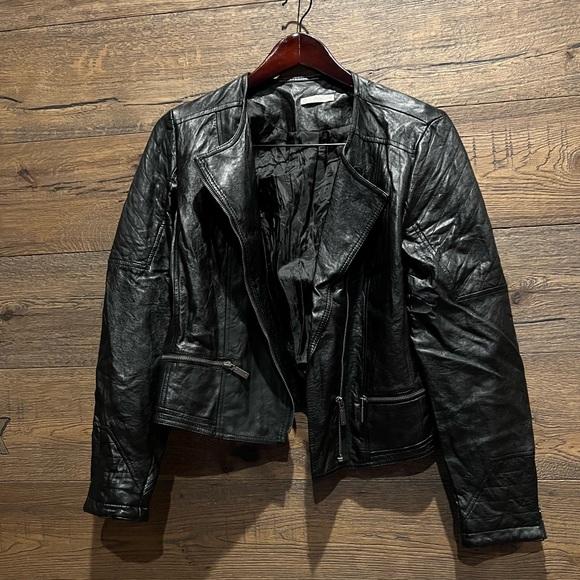 Pleather Biker Jacket - Picture 6 of 7